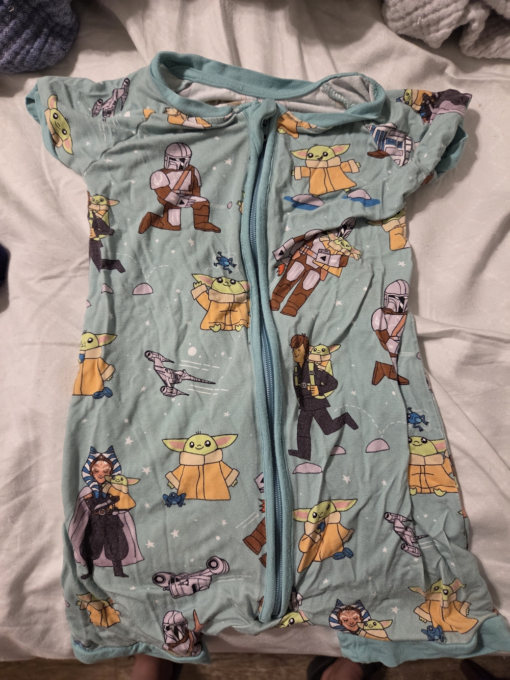 Little Sleepies Shorty Romper Mandalorian 12-18 Months